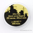 Black Lycra Rigging 20 denier 145ft.	