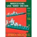 USS 'SIMS' DD-409
