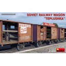 Советский Железнодорожный Вагон “ТЕПЛУШКА”
