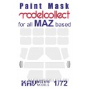 Окрасочная маска для всех моделей на базе МАЗ от Modelcollect