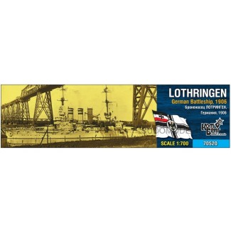 German Lothringen Battleship, 1906
