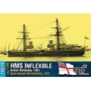 HMS Inflexible Battleship, 1881