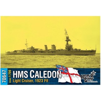 HMS Caledon Light Cruiser, 1923