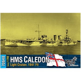 HMS Caledon Light Cruiser, 1941 fit