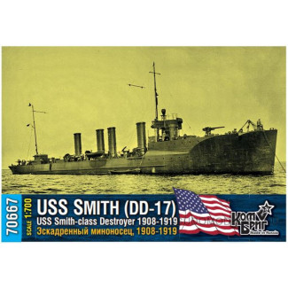 USS Smith-class DD-17 Smith, 1908-1919