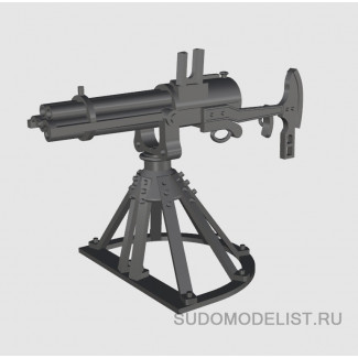 47 мм пятиствольное орудие Гочкиса  на кринолиновом станке