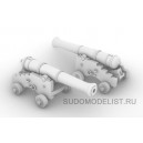 3-фунтовая "длинная" пушка 1 четверти XIXв.