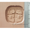 Кормовой декор для &laquo;Ботик Петра&raquo; 1:72 составной