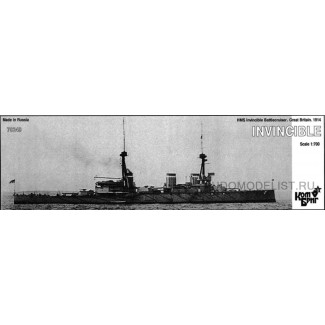 Крейсер "HMS Invincible"(Непобедимый), 1914г                                                                        