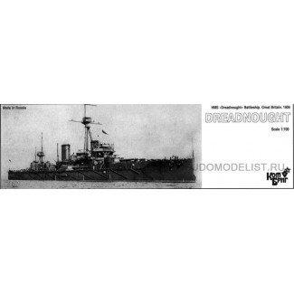 Линкор "HMS Dreadnought"(Неустрашимый), 1906г