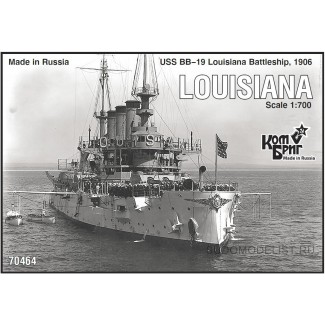 Броненосец "USS BB-19 Louisiana"(Луизианна), 1906г