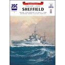 Крейсер HMS Sheffield и самолет Walrus  