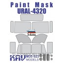 Окрасочная маска на остекление Урал-4320 (Звезда)